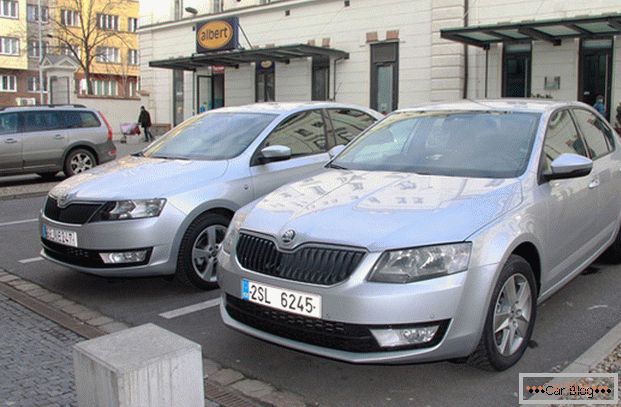 Škoda Octavia i Rapid - оба автомобиля заслужили доверие российских водителей