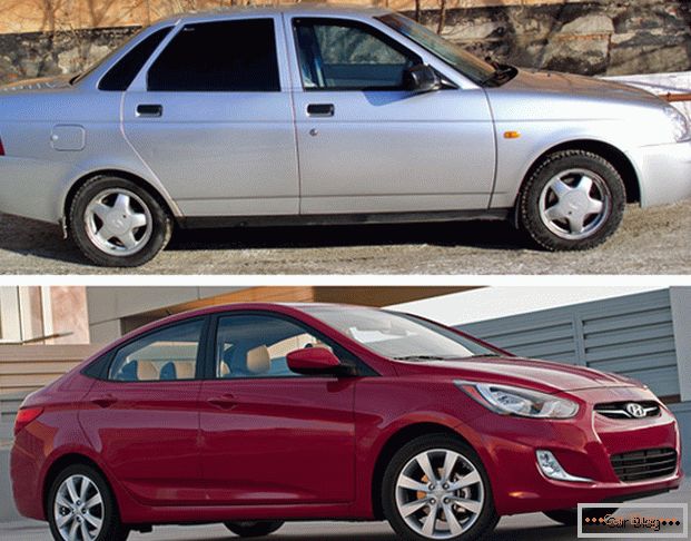 LADA Priora i Hyundai Accent automobili su zbog brojnih faktora postali konkurenti na ruskom tržištu.