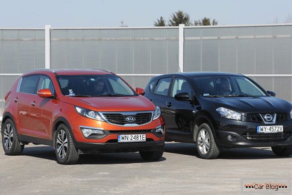 Poređenje dva konkurenta na tržištu prodaje: Kia Sportage i Nissan Qashqai