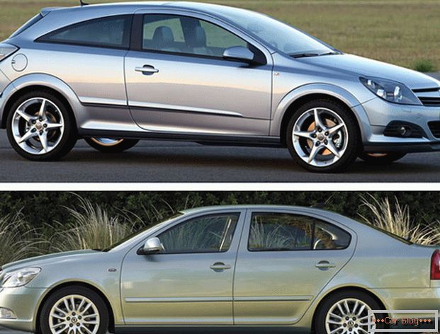 Сравнение двух европейских авто - Opel Astra i Škoda Octavia
