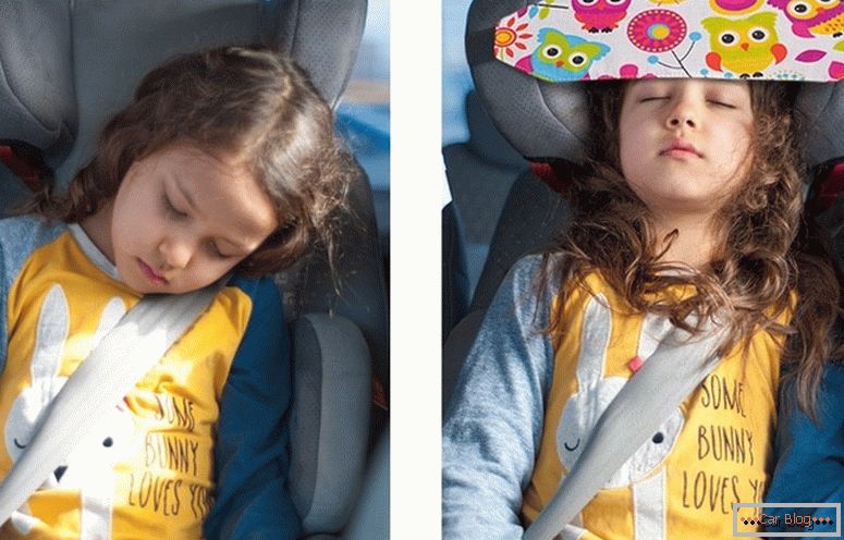 zavoj za spavanje bebe u automobilu