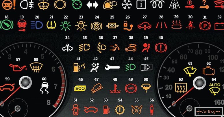 kakva je oznaka ikona na kontrolnoj tabli automobila