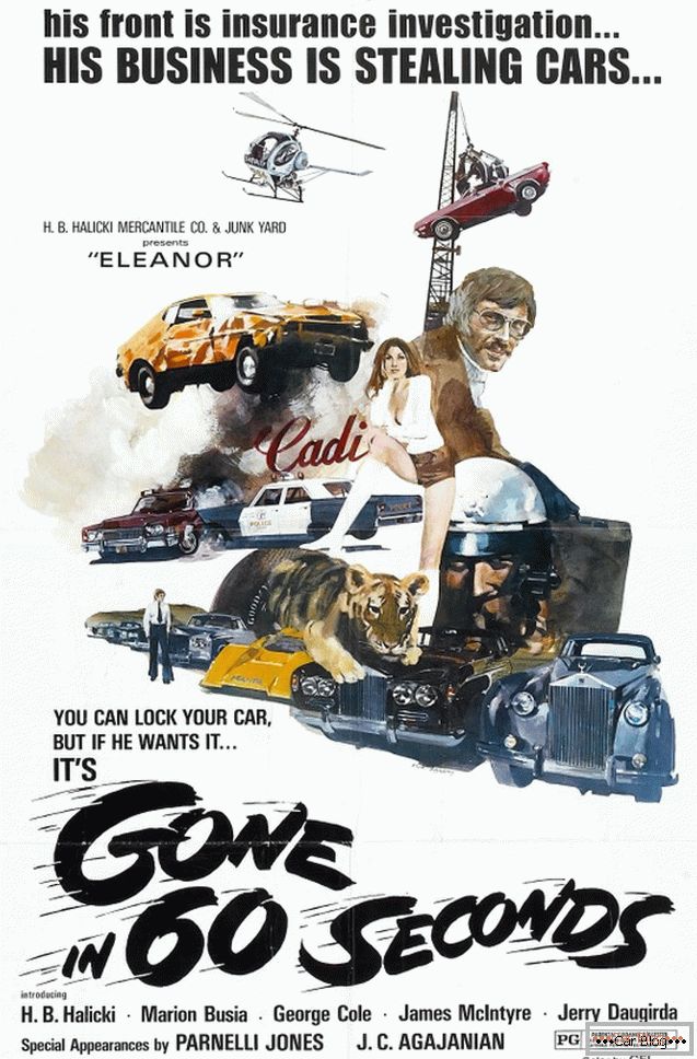 Poster za film Gone za 60 sekundi 1974